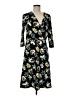 Serra Print Black Cocktail Dress Size M - photo 1