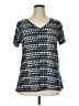 Lularoe Polka Dots Blue Short Sleeve T-Shirt Size XL - photo 1