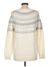 Talbots Chevron-herringbone Ivory Pullover Sweater Size L - photo 2