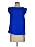 Monteau Blue Sleeveless Blouse Size S - photo 1