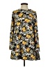 Pinc Print Yellow Casual Dress Size S - photo 1