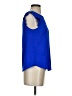 Monteau Blue Sleeveless Blouse Size S - photo 4