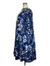 Roaman's Print Blue Casual Dress Size 26 - 28 - photo 5