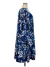 Roaman's Print Blue Casual Dress Size 26 - 28 - photo 4