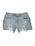rue21 100% Cotton Blue Denim Shorts Size 6 - photo 1