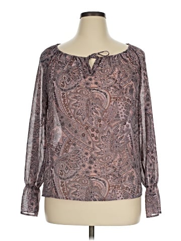 Apostrophe Long Sleeve Blouse (view 1)