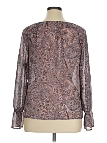 Apostrophe Long Sleeve Blouse (view 2)