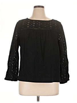 J.Crew Mercantile 3/4 Sleeve Blouse (view 1)