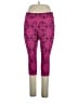 Ideology Animal Print Pink Active Pants Size 1X - photo 1