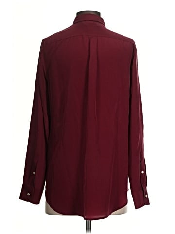 J.Crew Long Sleeve Silk Top (view 2)