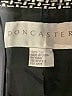 Doncaster Collection 100% Silk Houndstooth Black Silk Blazer Size 4 - photo 6