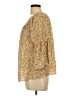 Chaps Gold 3/4 Sleeve Blouse Size L - photo 5