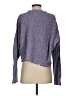 Pistola 100% Cotton Tweed Purple Pullover Sweater Size S - photo 2