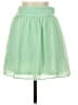Stoosh 100% Polyester Solid Green Casual Skirt Size S - photo 1