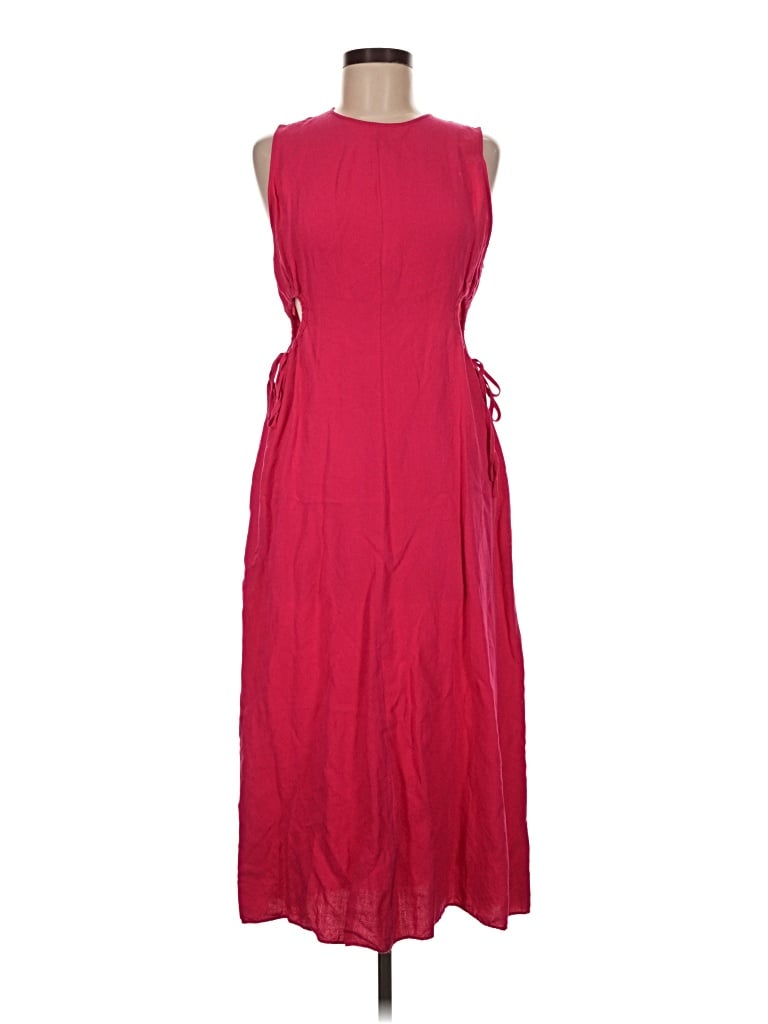 Pre-owned Zara Casual Dress In Red
