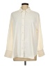 H&M 100% Polyester Color Block Ivory Long Sleeve Blouse Size L - photo 1