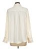 H&M 100% Polyester Color Block Ivory Long Sleeve Blouse Size L - photo 2