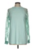 MIHOLL Teal Long Sleeve Top Size L - photo 1