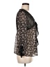 Glacier Black 3/4 Sleeve Blouse Size M - photo 4