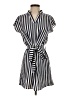 Shein Stripes Blue Casual Dress Size 4 - photo 1