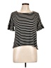 Max Studio Black Short Sleeve Top Size L - photo 1