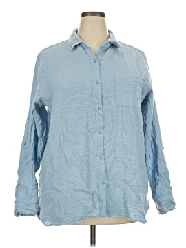 Anne Klein Long Sleeve Button Down Shirt