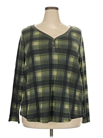 Terra & Sky Long Sleeve Blouse (view 1)