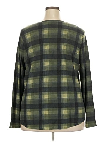 Terra & Sky Long Sleeve Blouse (view 2)