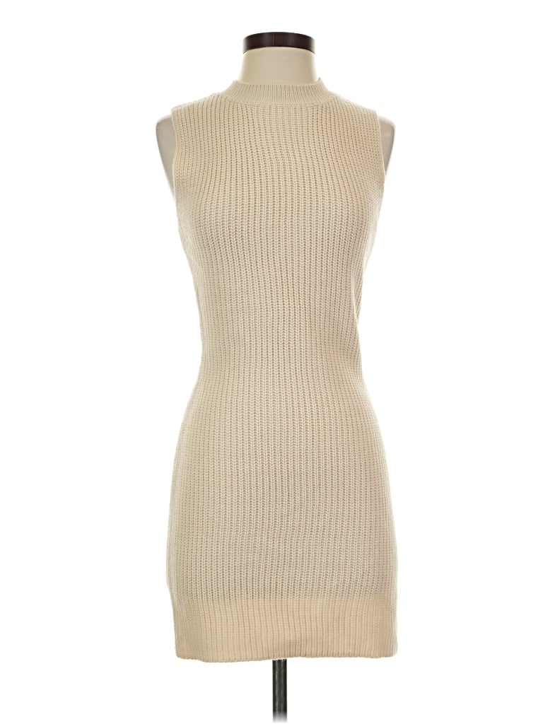 Pre-owned Lulus Casual Dress In Tan
