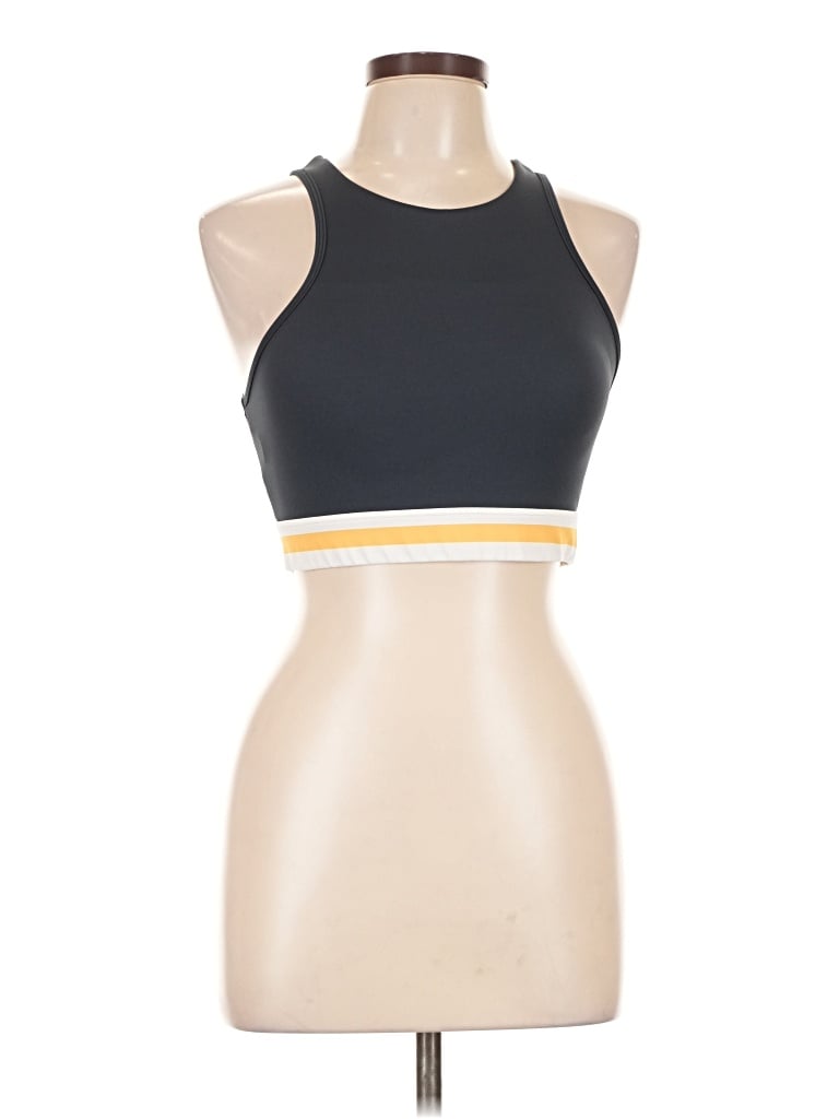 Pre-owned Wilo Tank Top Black Halter Neckline Tops