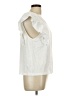NATION LTD 100% Cotton White Short Sleeve Top Size L - photo 4
