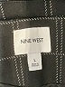 Nine West Plaid Black Blazer Size L - photo 6