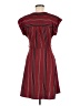 Monteau Stripes Burgundy Cocktail Dress Size M - photo 2