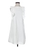 Storee 100% Polyester White Casual Dress Size XS - photo 1