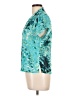 Sag Harbor 100% Polyester Teal Short Sleeve Blouse Size 10 - photo 5