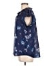 Liz Claiborne 100% Polyester Blue Short Sleeve Blouse Size L - photo 5