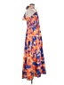 Grace Karin Tie-dye Orange Casual Dress Size M - photo 4