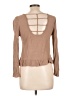 Full Tilt Tan Long Sleeve Blouse Size L - photo 2