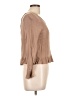 Full Tilt Tan Long Sleeve Blouse Size L - photo 4