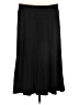 Lands' End Solid Black Formal Skirt Size L - photo 1