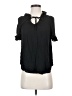 My Beloved... 100% Rayon Black Short Sleeve Turtleneck Size S - photo 1
