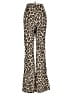 Zara Animal Print Gold Casual Pants Size S - photo 2