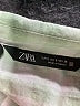 Zara Checkered-gingham Green Long Sleeve Blouse Size S - photo 7