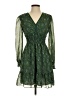 Max Studio Paisley Green Cocktail Dress Size S (estimated) - photo 1