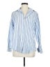 Grayson 100% Cotton Stripes Blue Long Sleeve Button-Down Shirt Size Med (3) - photo 1