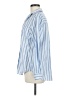 Grayson 100% Cotton Stripes Blue Long Sleeve Button-Down Shirt Size Med (3) - photo 5
