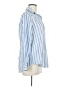 Grayson 100% Cotton Stripes Blue Long Sleeve Button-Down Shirt Size Med (3) - photo 4