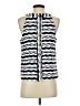 Ann Taylor Blue Sleeveless Blouse Size S - photo 2