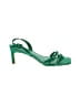 Charlotte Stone Color Block Green Sandals Size 12 - photo 1