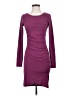 Leith Solid Purple Casual Dress Size S - photo 1
